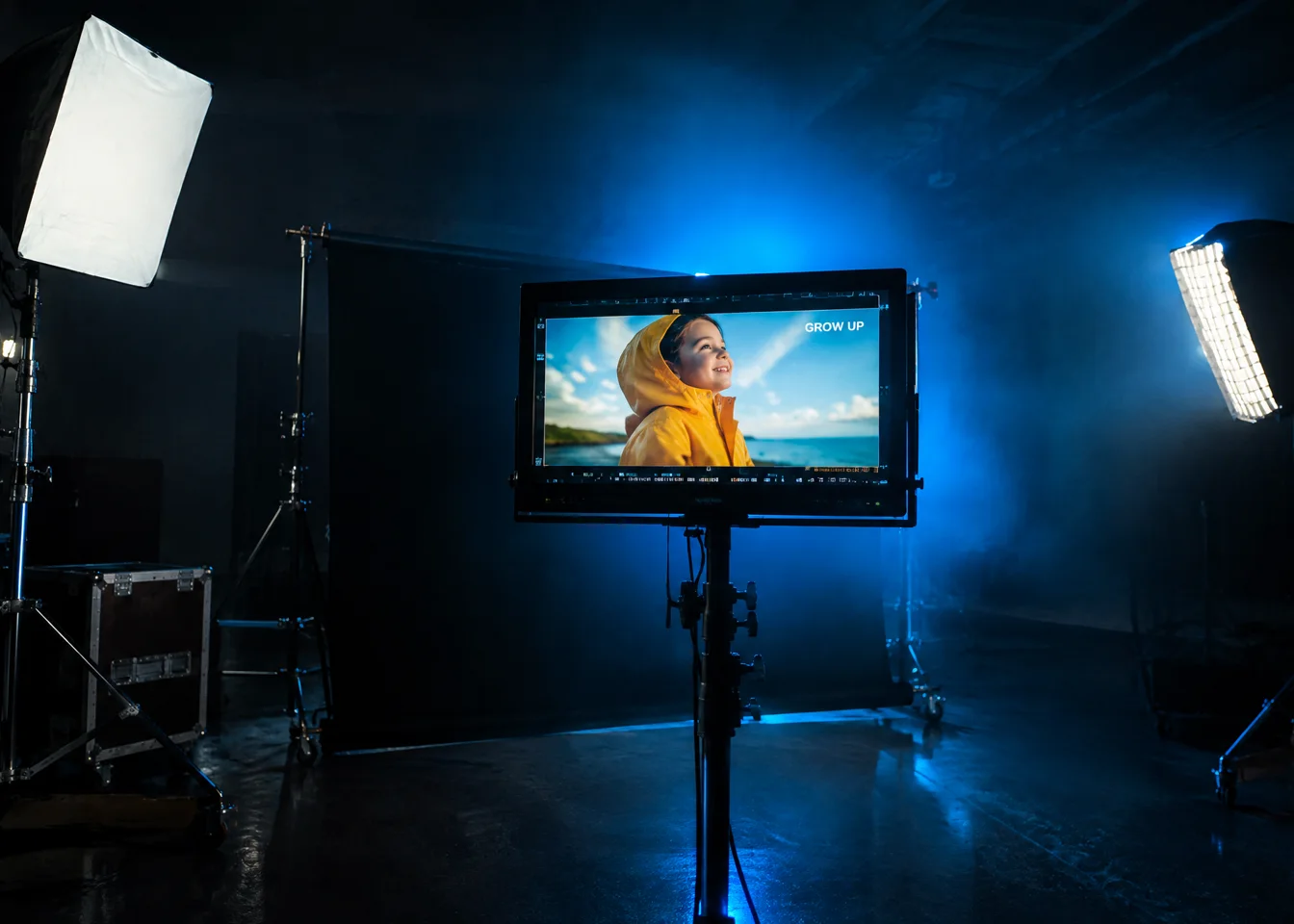 Leeres Studio, fertiger Film